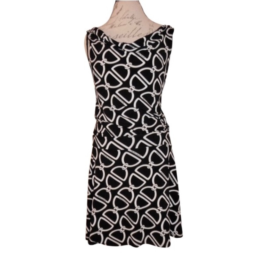 WHBM | Chain Link Pattern Sleeveless Dress